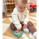 Aštuonkojis miklumo žaidimas kretukų spaudymui, rožinis 2in1 – Paveikslėlis 4