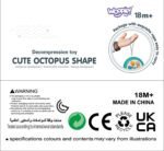 Aštuonkojis miklumo žaidimas kretukų spaudymui, rožinis 2in1 – Paveikslėlis 6