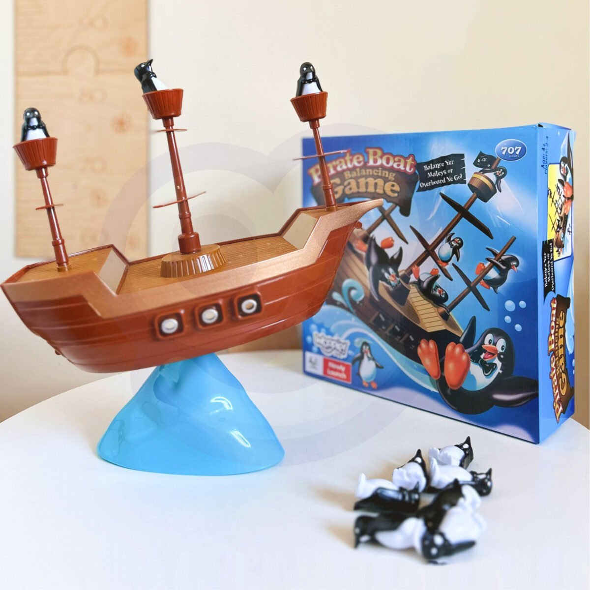 Balansavimo žaidimas su pingvinais piratų laive – Paveikslėlis 8