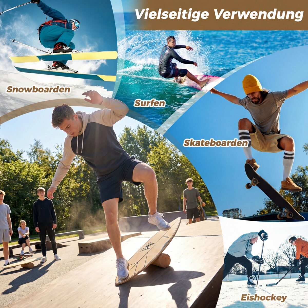 Balanso lenta iš 11 sluoksnių beržo medienos su stabilizuotu kamštiniu voleliu (Natūrali) – Paveikslėlis 3