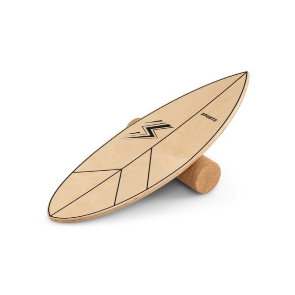 Balanso lenta iš 11 sluoksnių beržo medienos su stabilizuotu kamštiniu voleliu (Natūrali)