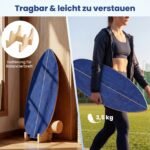 Balanso treniruočių rinkinys su kamštiniu voleliu ir stovu (Mėlyna) – Paveikslėlis 4