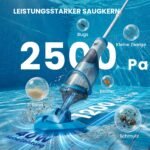 Belaidis baseino siurblys su teleskopine rankena – Paveikslėlis 4