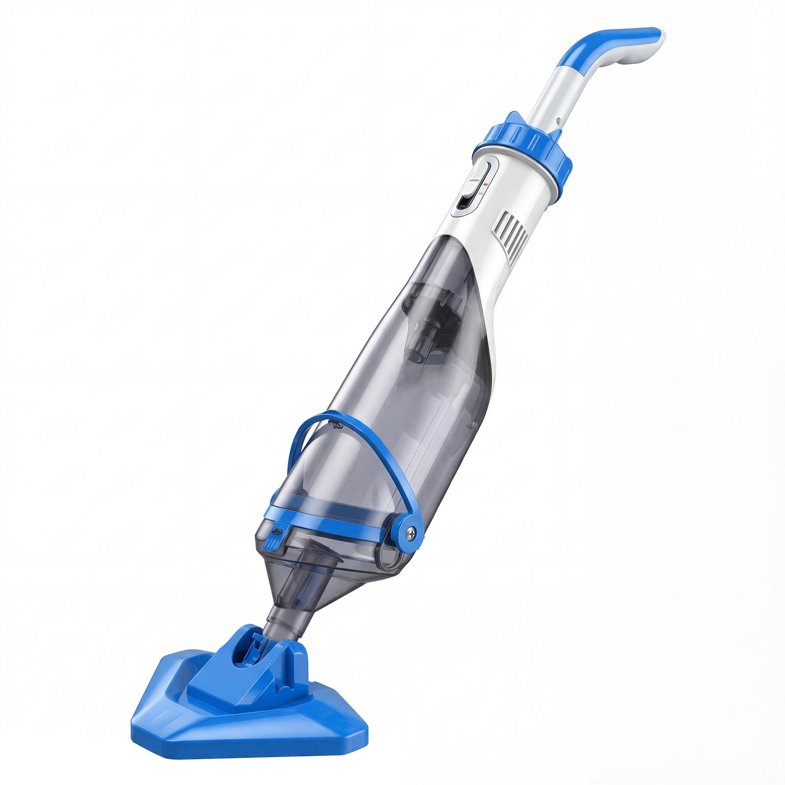 Belaidis baseino siurblys su teleskopine rankena