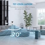 Bokštinis ventiliatorius su 70° osciliacija ir nuotolinio valdymo pulteliu – Paveikslėlis 6