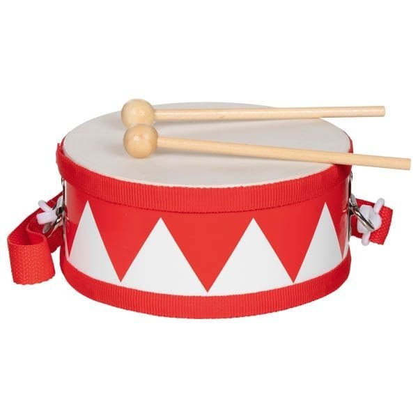 Būgnelis baltai-raudonas