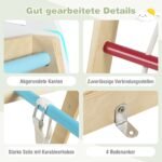 Medinė vidaus žaidimų aikštelė su čiuožykla ir laipiojimo elementais (Natūrali) – Paveikslėlis 3