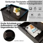 Daugiafunkcis kačių namelis su stalčiumi (Ruda) – Paveikslėlis 3