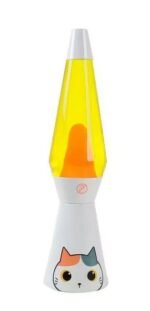 Dekoratyvinė lavos lempa „Baltas katinas“