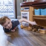 Didelė vaikiška žaidimų virtuvėlė su garsais, šviesomis ir priedais – Paveikslėlis 13