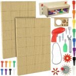 Didelis STEM konstravimo lentų rinkinys su priedais