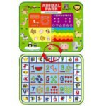 Didelis dvipusis edukacinis vandens piešimo kilimėlis su gyvūnais – Paveikslėlis 2