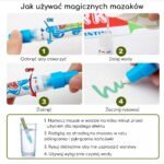 Didelis dvipusis edukacinis vandens piešimo kilimėlis su gyvūnais – Paveikslėlis 5