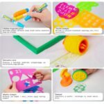 Didelis dvipusis edukacinis vandens piešimo kilimėlis su gyvūnais – Paveikslėlis 7