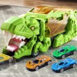 Dinozauro sunkvežimis-trasa su 12 automobiliukų – Paveikslėlis 3