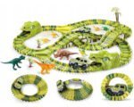 Dinozaurų automobilių trasos rinkinys su mašinėle, 240 dalių – Paveikslėlis 9