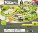 Dinozaurų automobilių trasos rinkinys su mašinėle, 240 dalių – Paveikslėlis 10