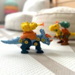 Dinozaurų konstravimo rinkinys trims dinozaurams su gręžtuvu ir atsuktuvu – Paveikslėlis 7