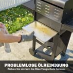 Dujinė kepsninė su 2 degikliais ir sulankstomais šoniniais staliukais – Paveikslėlis 9