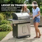 Dujinė kepsninė su 6+1 degikliais, 18,6 kW galia ir nerūdijančio plieno korpusu – Paveikslėlis 8