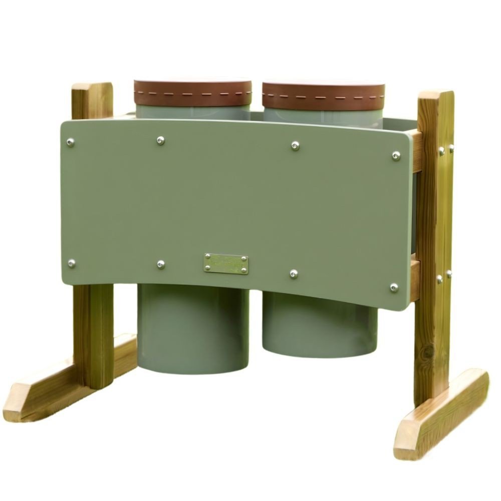 Dviejų lauko kongo būgnų rinkinys