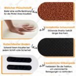 Dviejų pakopų gyvūnų putų rampa su neslystančiu paviršiumi (Ruda + Juoda) – Paveikslėlis 5