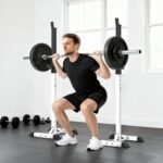 Grifų stovų komplektas, plieninis, reguliuojamo aukščio, iki 150 kg – Paveikslėlis 9