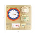 Edukacinė lenta laiko pažinimui su smėlio laikrodžiais – Paveikslėlis 7