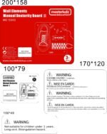 Edukacinė varstymo ir rišimo lenta Montessori – Paveikslėlis 9