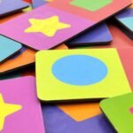 Edukacinis Montessori domino su gyvūnų ir transporto priemonių paveikslėliais