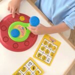 Edukacinis bingo žaidimas su paveikslėliais ir žodžiais