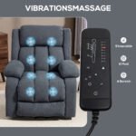 Elektra pakeliamas atlošiamas fotelis su masažu – Paveikslėlis 5