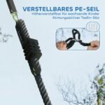 Erdvios reguliuojamo aukščio lizdinės sūpynės vaikams iki 300 kg – Paveikslėlis 6
