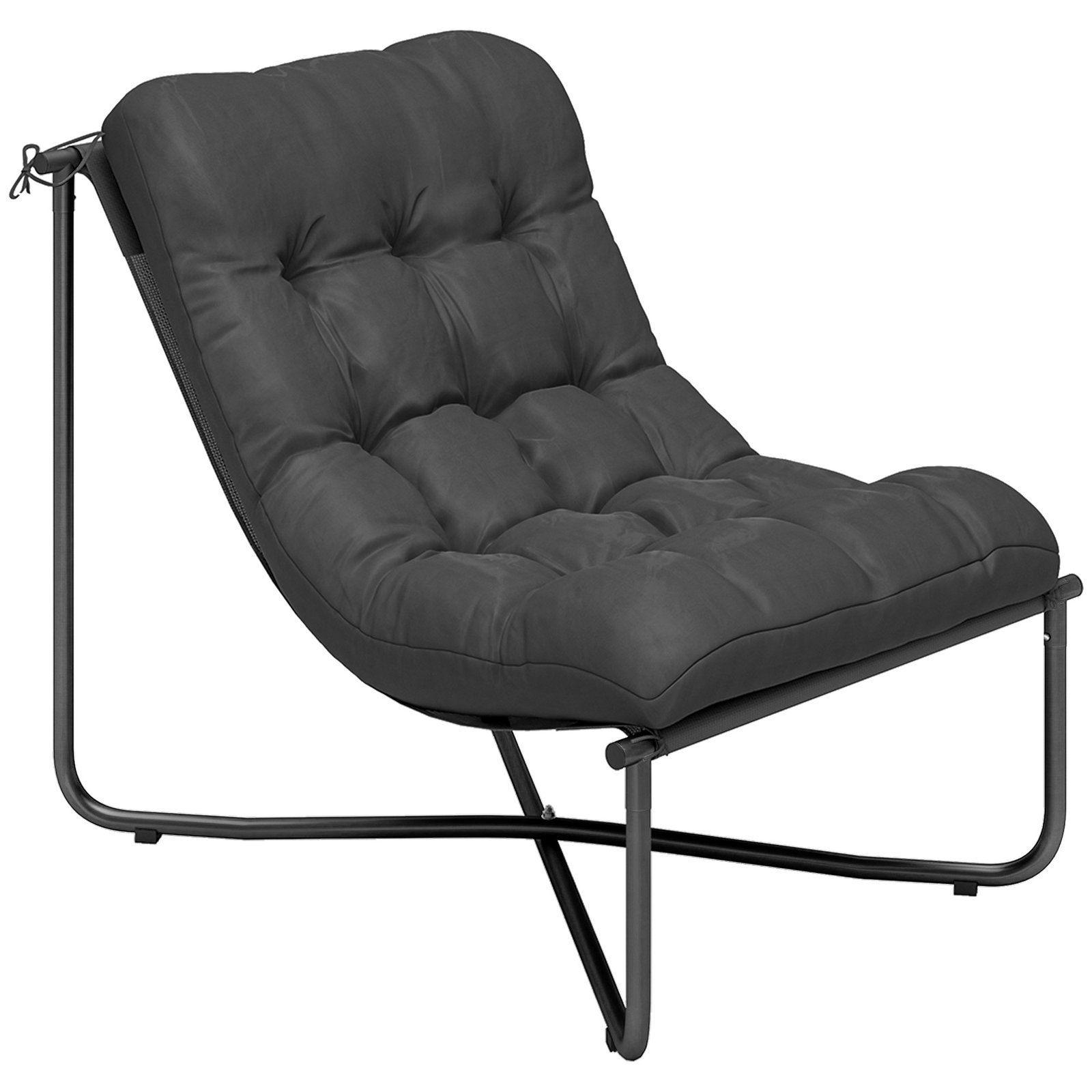 Ergonomiška lauko lounge kėdė su nuimama pagalvėle