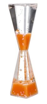 Gelinė 3D oranžinio kačiuko klepsidra – Paveikslėlis 2