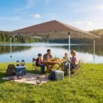 Greitai surenkamas reguliuojamo aukščio sodo paviljonas (Ruda) – Paveikslėlis 3