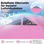 Greitai surenkamas sodo paviljonas 3 x 3 m (Rožinė) – Paveikslėlis 3