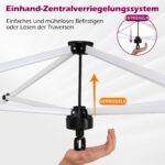 Greitai surenkamas sodo paviljonas 3 x 3 m (Rožinė) – Paveikslėlis 4