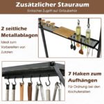 Grilinimo paviljonas su dviejų pakopų stogu ir šoninėmis lentynėlėmis (Ruda) – Paveikslėlis 4