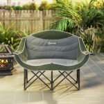 Iki 250 kg atlaikanti dviviętė sulankstoma kempingo kėdė – Paveikslėlis 8