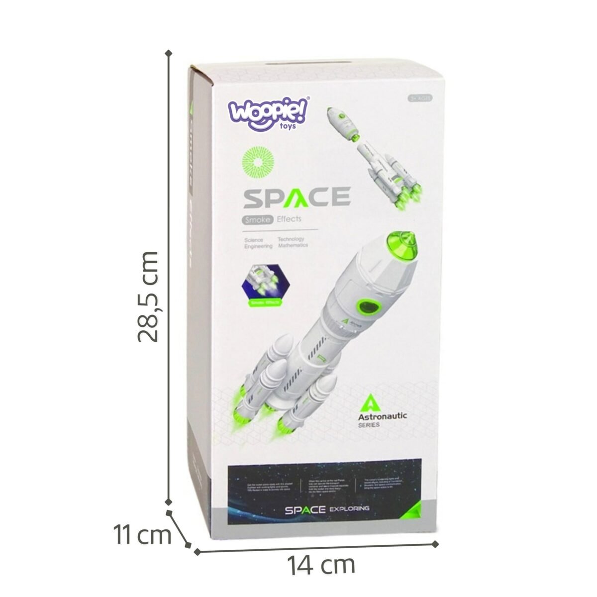 Interaktyvi kosminė raketa su astronautu ir garų efektu – Paveikslėlis 13