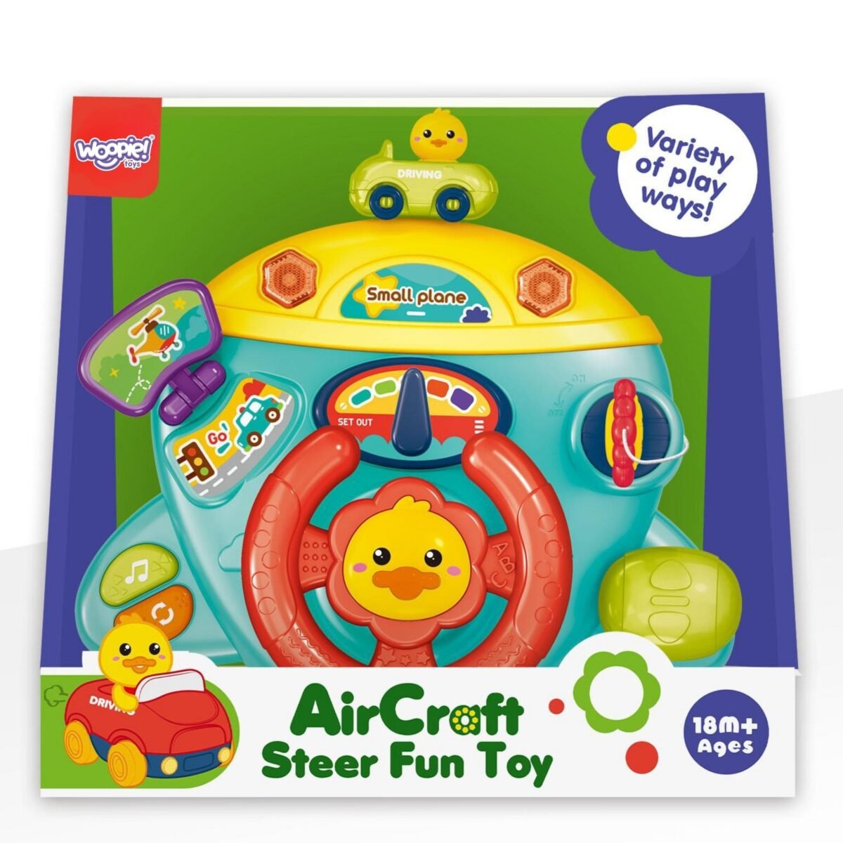 Interaktyvus lėktuvo formos vairas vežimėliui ir lovytei – Paveikslėlis 8