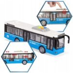 Interaktyvus miesto autobusas su garsais, šviesomis ir atidaromomis durimis