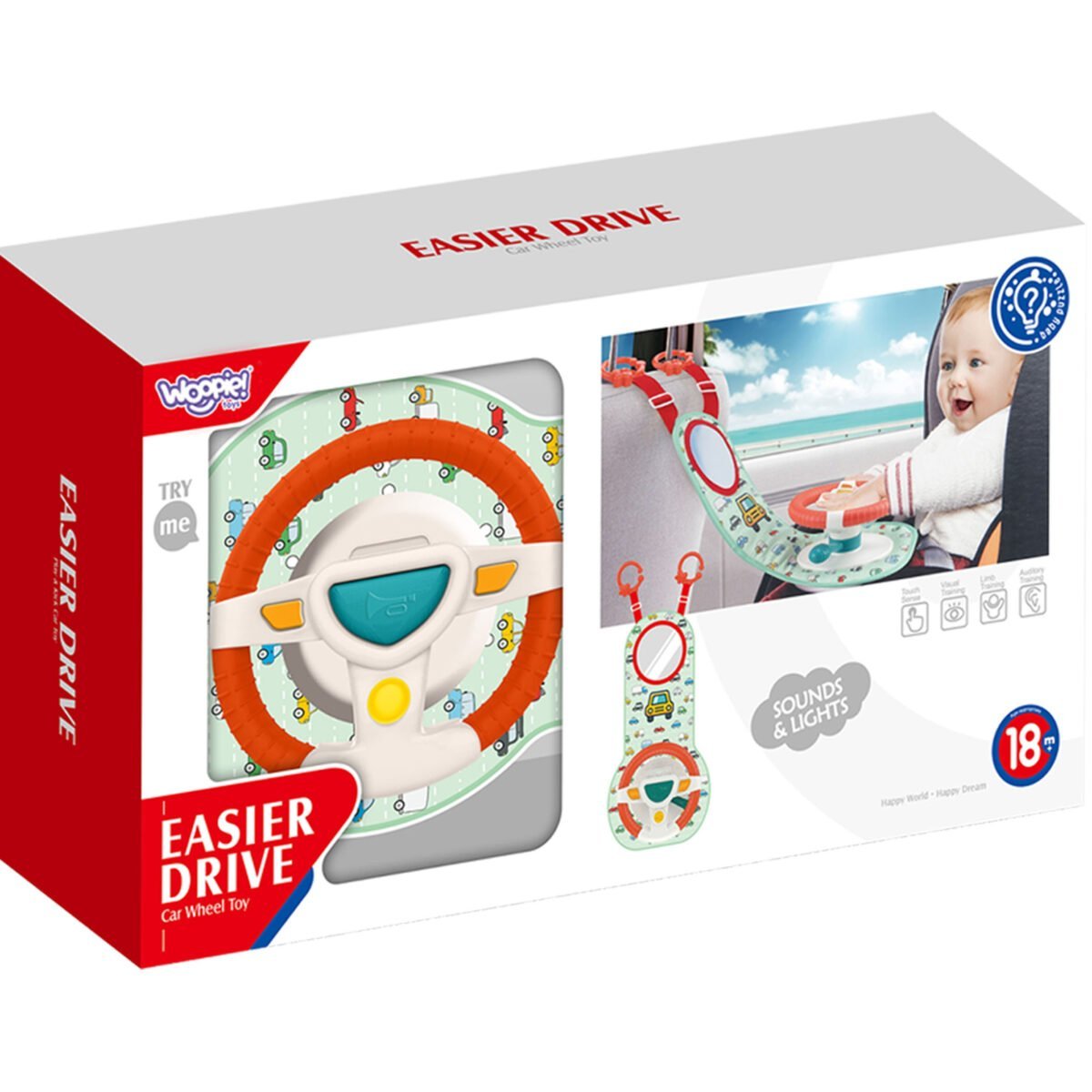 Interaktyvus vaikiškas automobilio vairas su garsais ir šviesomis – Paveikslėlis 7