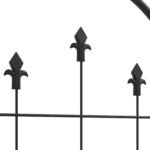 Įsmeigiamos metalinės vijoklinių augalų grotelės – 2 dalių rinkinys, 180 x 50 cm