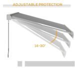 Išstumiama markizė su pilna kasete ir elektriniu bei rankiniu valdymu – Paveikslėlis 8