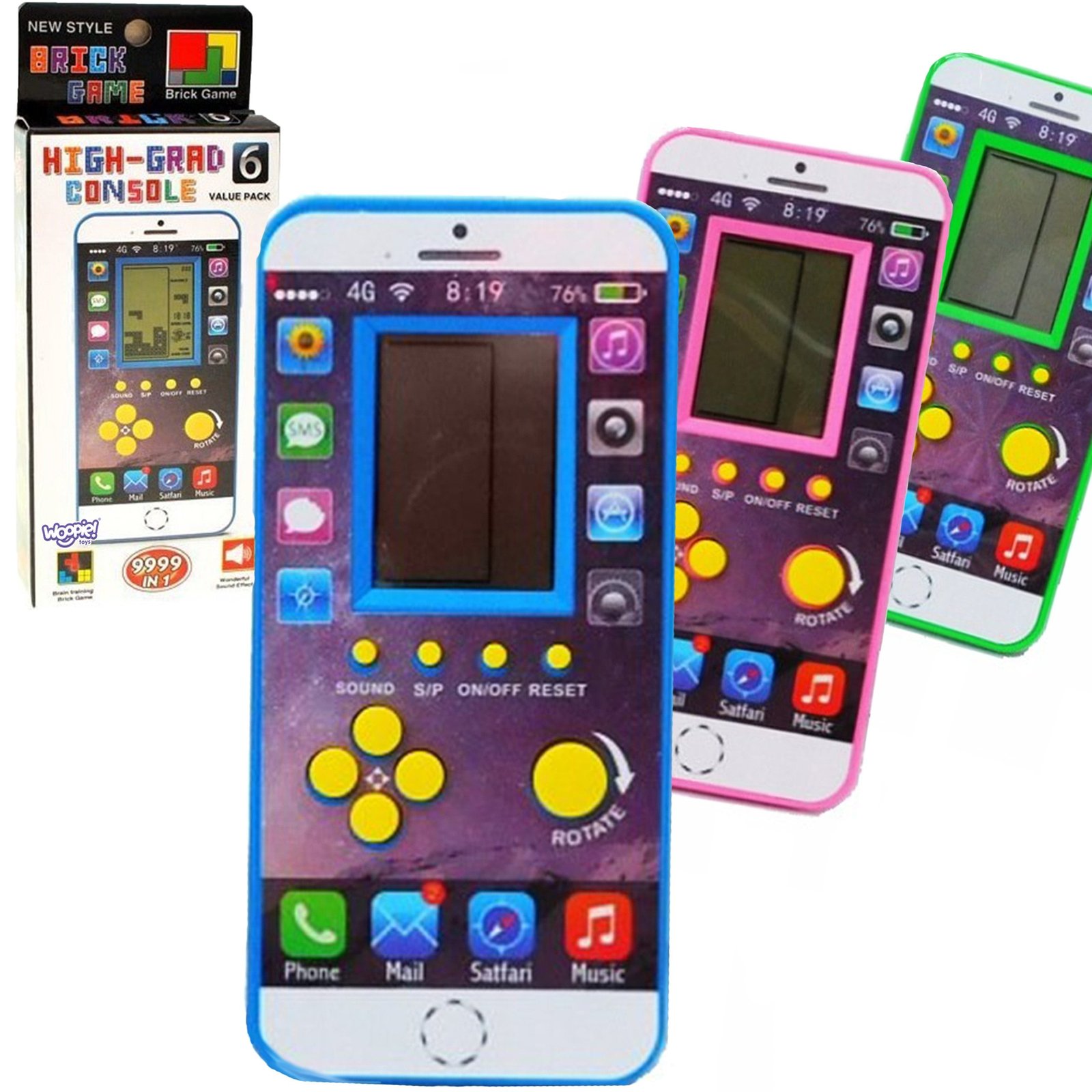 Kišeninis elektroninis Tetris žaidimas Kišeninis elektroninis Tetris žaidimas