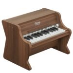 Klasikinis medinis pianinas su 18 klavišų ir mokomąja knygele