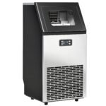Komercinis ledo kubelių generatorius 45 kg/24h su 11 kg talpa ir LCD ekranu