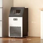 Komercinis ledo kubelių generatorius 45 kg/24h su 11 kg talpa ir LCD ekranu – Paveikslėlis 3